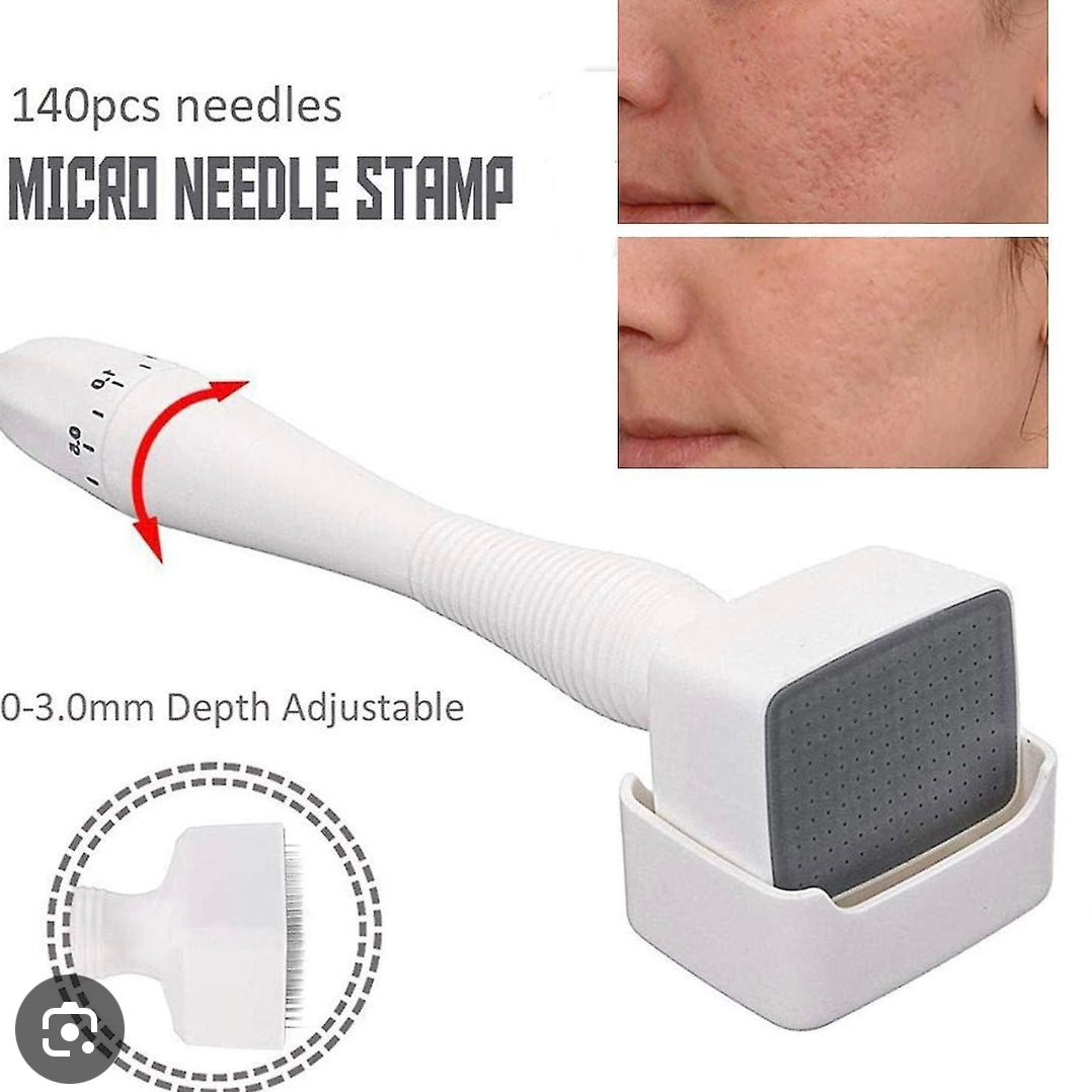 Estampa Microagujas (Derma roller stamp): Tratamiento para Marcas de Acné/Manchas en la Piel/Caída del Cabello - Tokio Beauty Skin