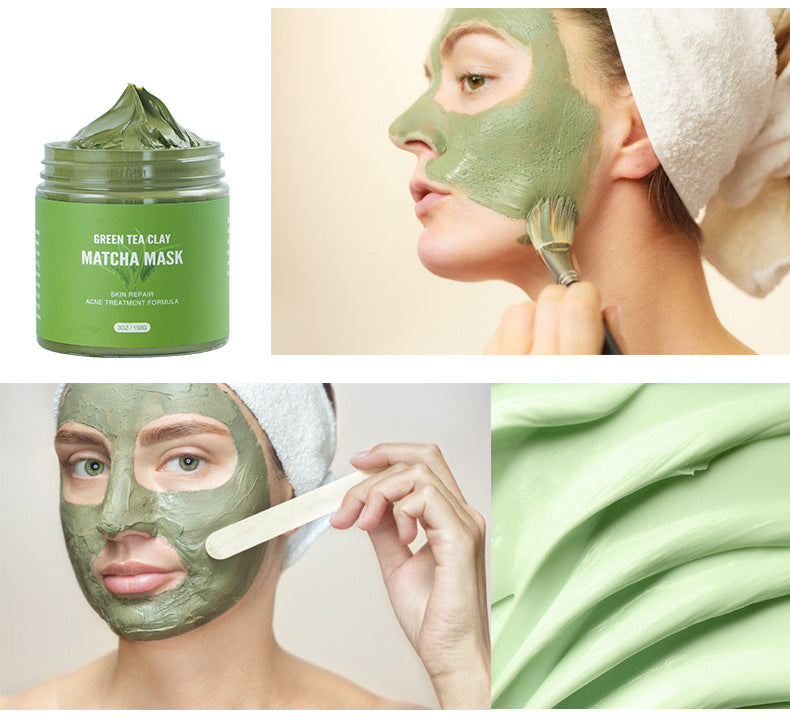 Mascarilla de Matcha / Te verde para el control de grasa/puntos negros/exceso de brillo/acné - Tokio Beauty Skin