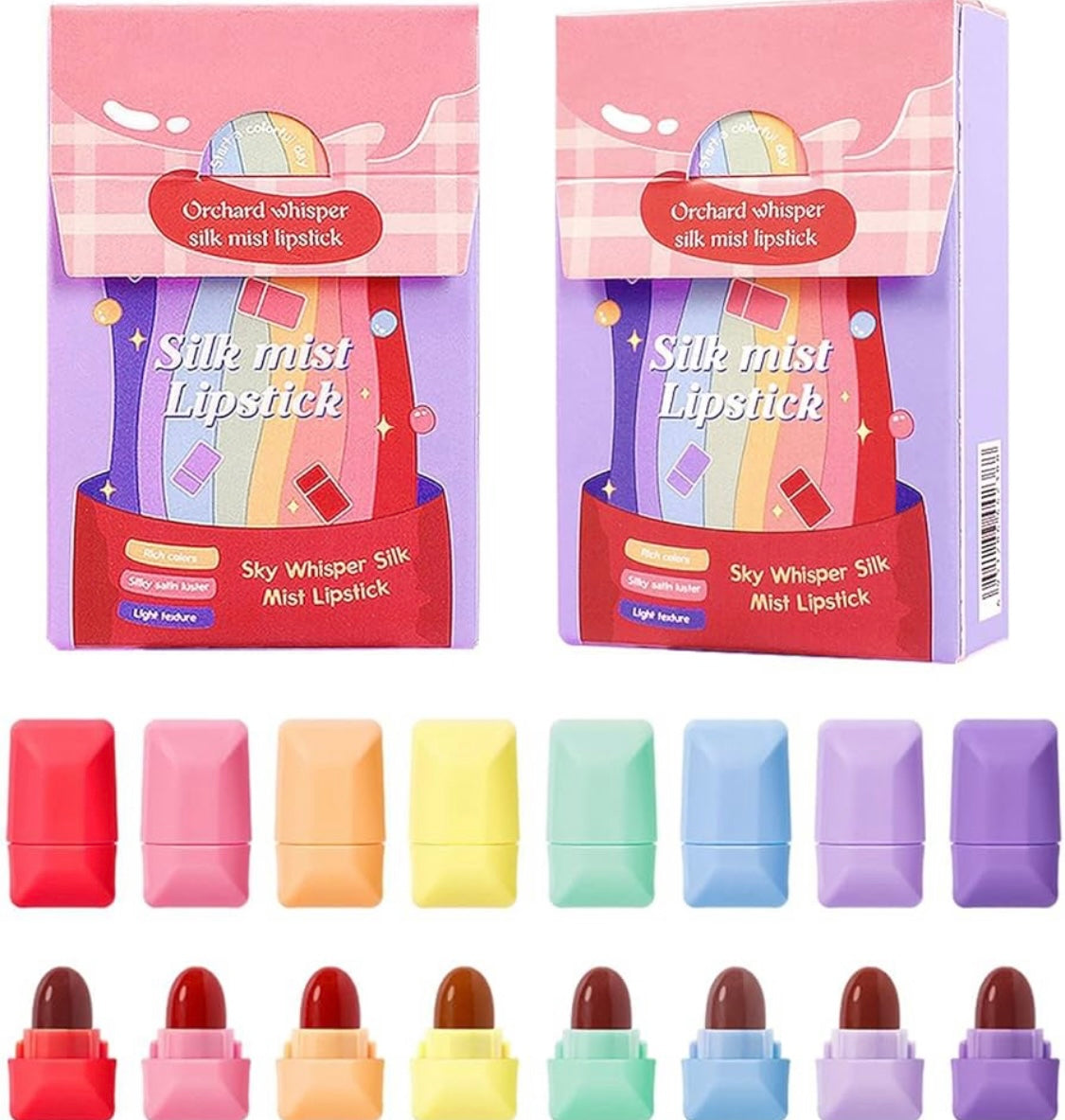 Mini Labiales Minty: 8 Tonos Vibrantes, a prueba de agua - Tokio Beauty Skin