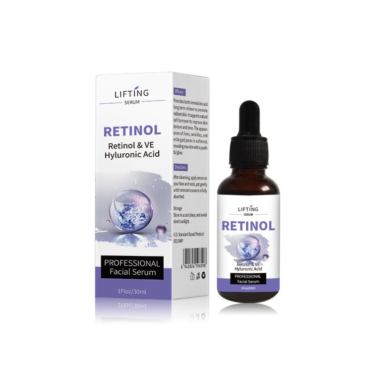 Serum antiedad/antimanchas: retinol, Ácido Hialuronico, Baba de caracol, Vitamina B, Arbutin