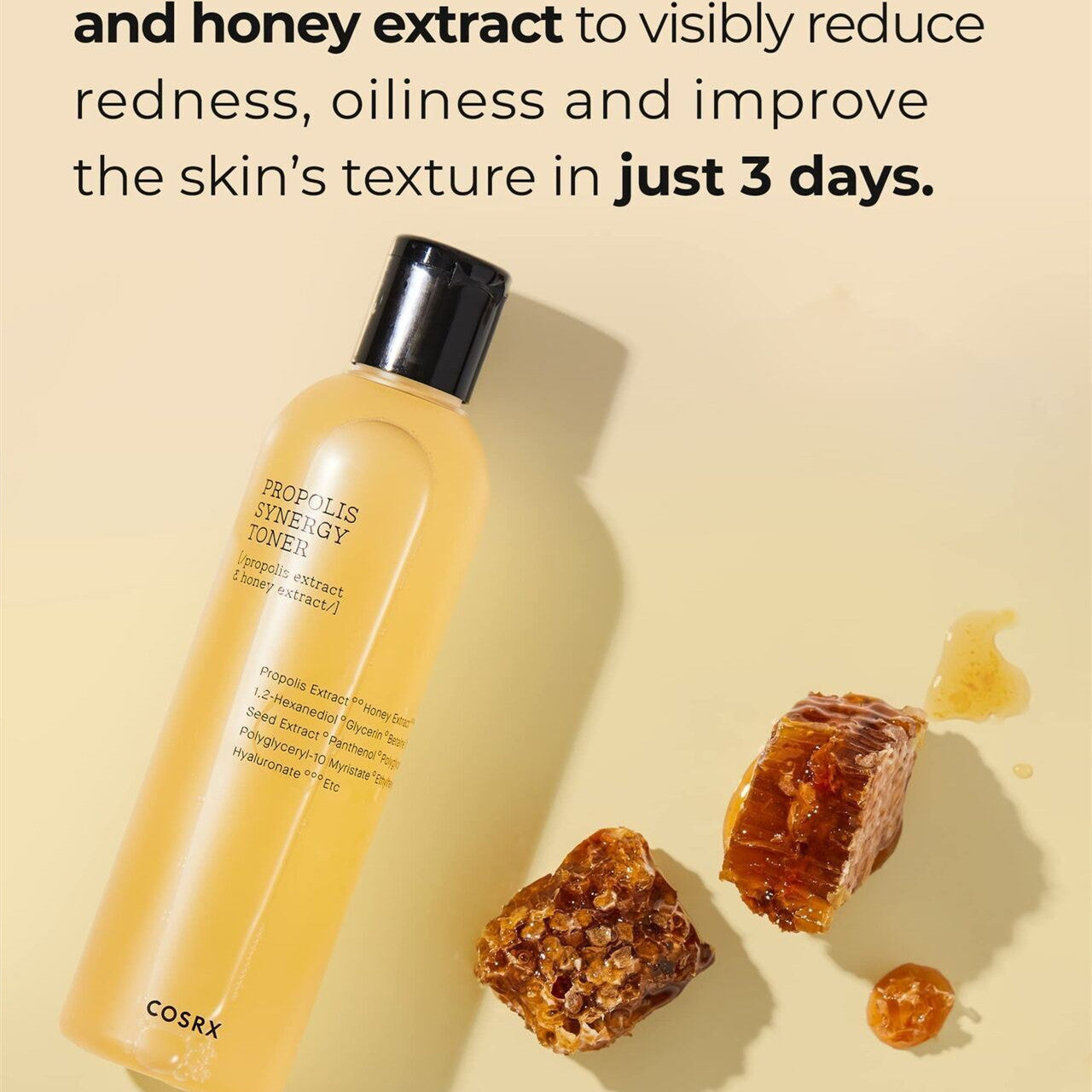 Tónico Coreano de Propóleo y extracto de Miel para pieles sensibles con rojeces y problemas cutaneos. - Tokio Beauty Skin